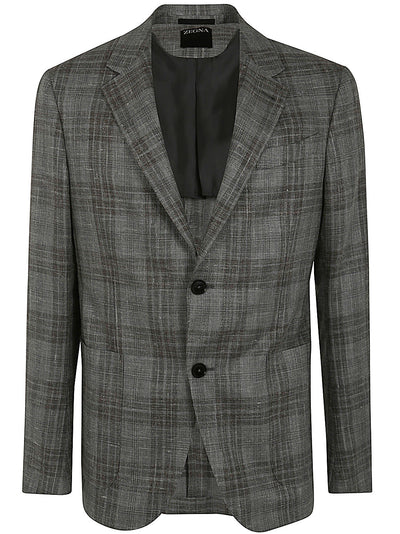 Wool And Silk Blend Jacket