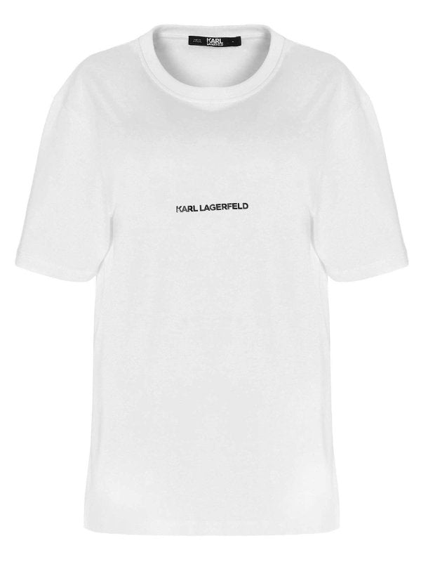 T-shirt Logata Bianca