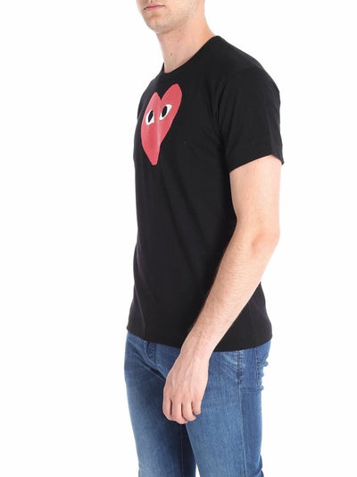 Black Red Heart T-shirt