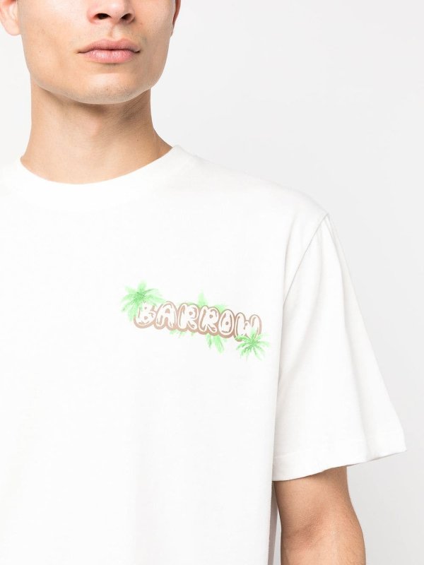 T-shirt In Cotone Con Stampa Logo