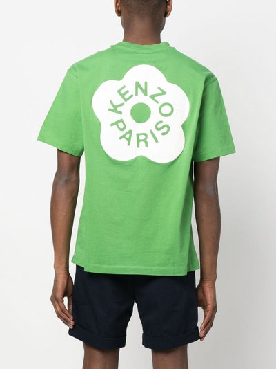 T-shirt Con Stampa Logo Floreale Boke