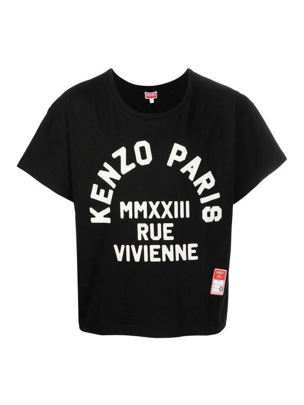 T-shirt Rue Vivienne Con Stampa Logo