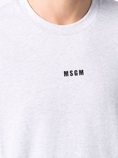 T-shirt Con Stampa Logo Msgm