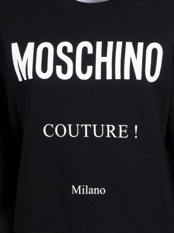 Felpa Con Etichetta Moschino Couture