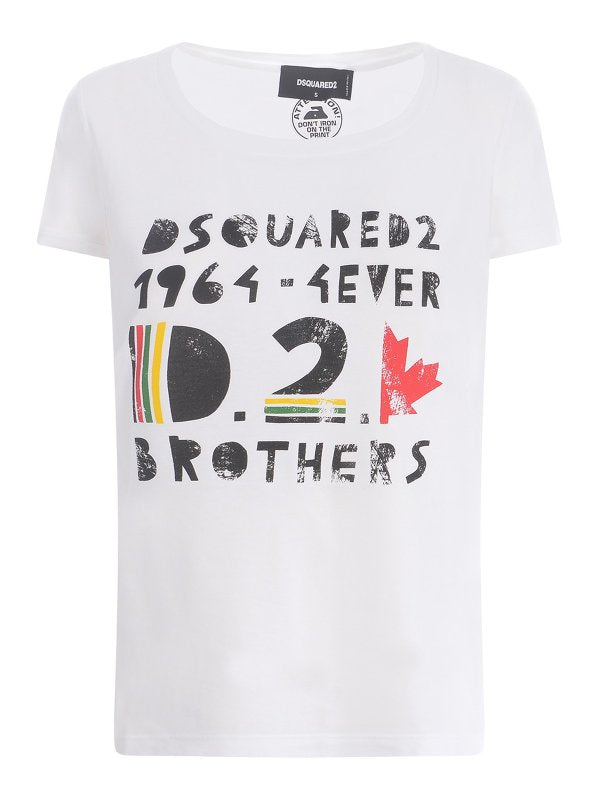 T-shirt Dsquared2 In Cotone