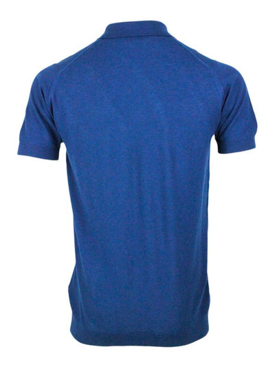 T-shirt E Polo John Smedley Blu