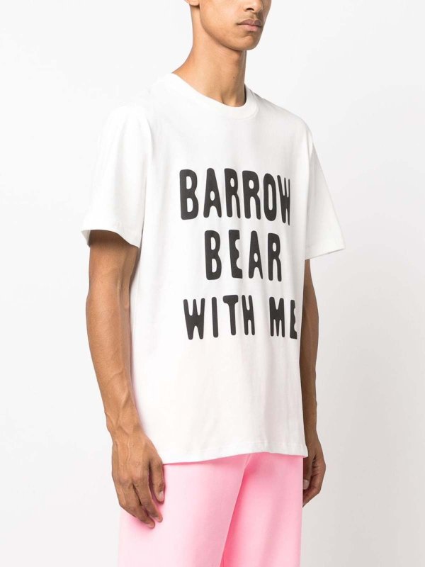 T-shirt In Cotone Con Orsetto Barrow