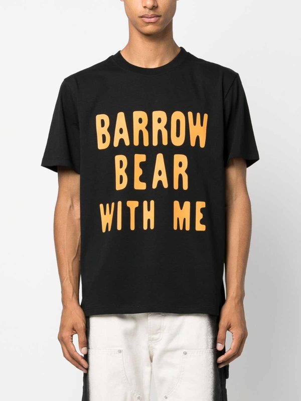 T-shirt In Cotone Con Orsetto Barrow