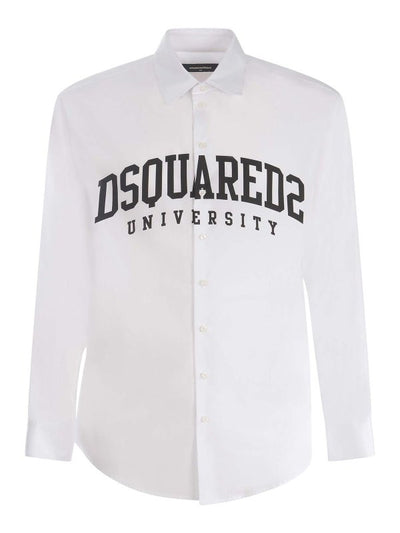 Camicia Dsquared2 Universitari In Cotone