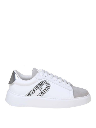 Sneaker Sport In Pelle Colore Bianco
