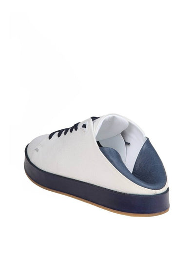 Sneakers Axel In Pelle Colore Bianco/blu