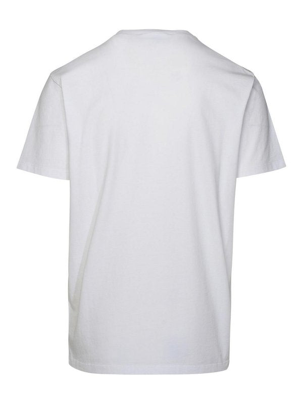 T-shirt In Cotone Bianco