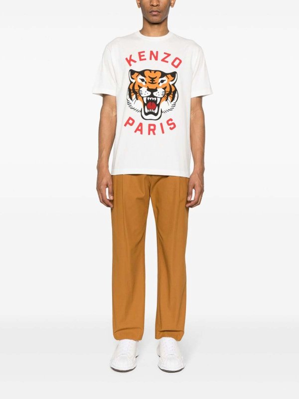 T-shirt Con Stampa Tigre