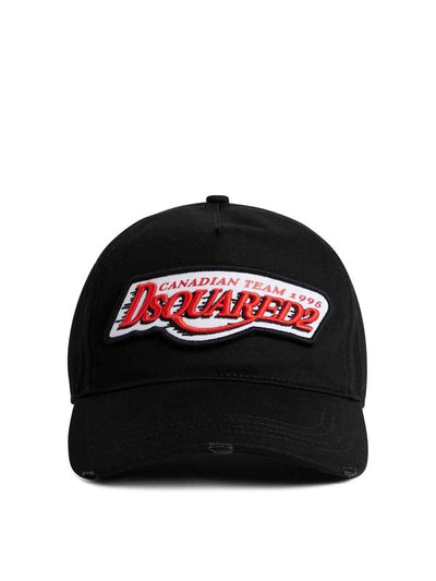 Cappello Con Patch Logo, Visiera Curva