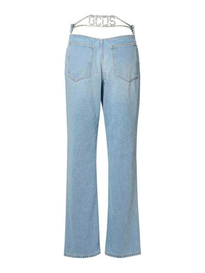 Jeans In Cotone Azzurro