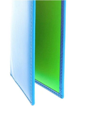 Porta Carte Azzurro Fluo